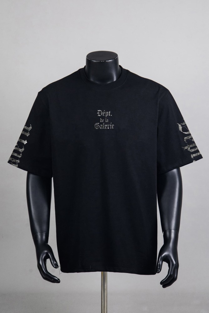 French Gothic Letter Print Tee 2 colors 29047346