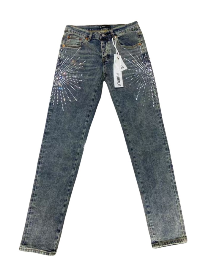[buy more save more]1:1 quality version 28296499 Water diamond fireworks Jeans