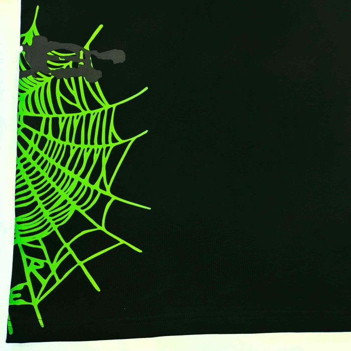 [Big & Tall for weights up to 220 lbs]1:1 quality version Green Mesh On Side Black Print Tee 28971637