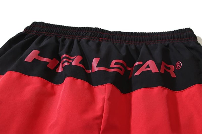 Color Block Side Logo Print Nylon Shorts 4 colors 29035470