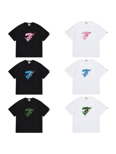 Ape Head Profile Pink Camo Lightning Print T-shirt 6 colors 29053724