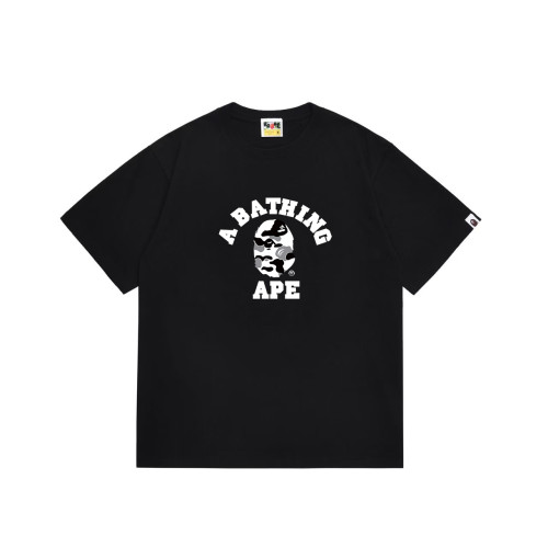 Ape Head  A BATHING APE  College Logo Print T-shirt 2 colors 29060375