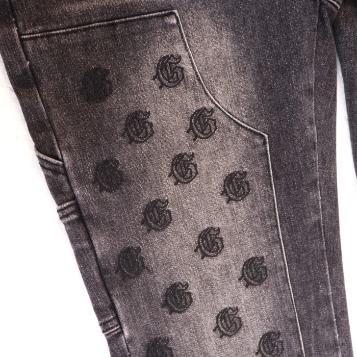 Embroidered Logo Multi-Pocket Jeans 3 colors 28680574