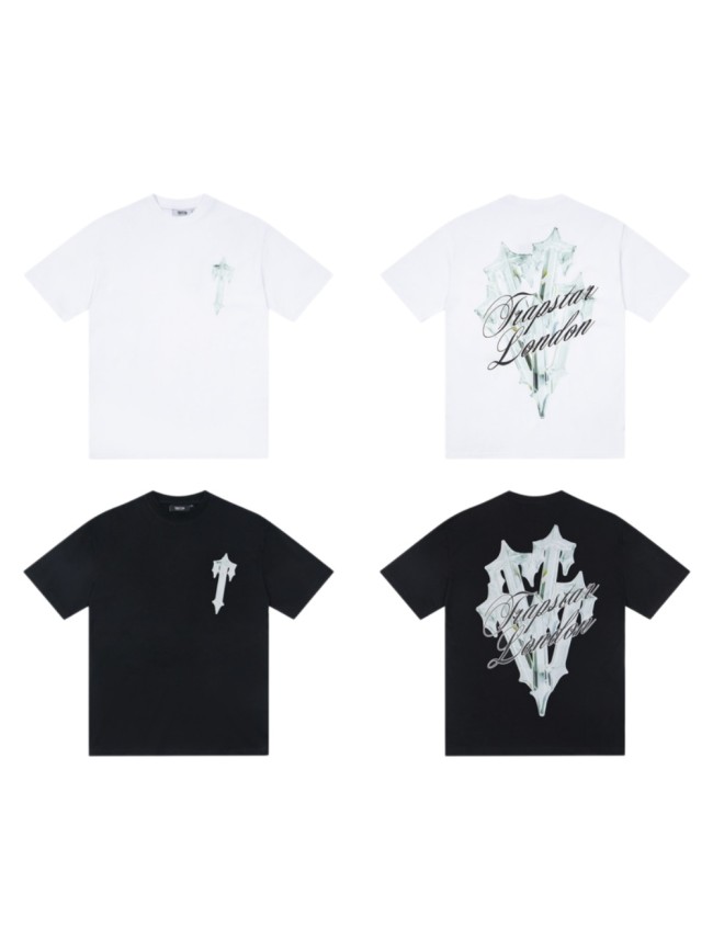 Fit Urban Streetwear 3D Chrome Effect Logo Print T-shirt 2 colors 29077791