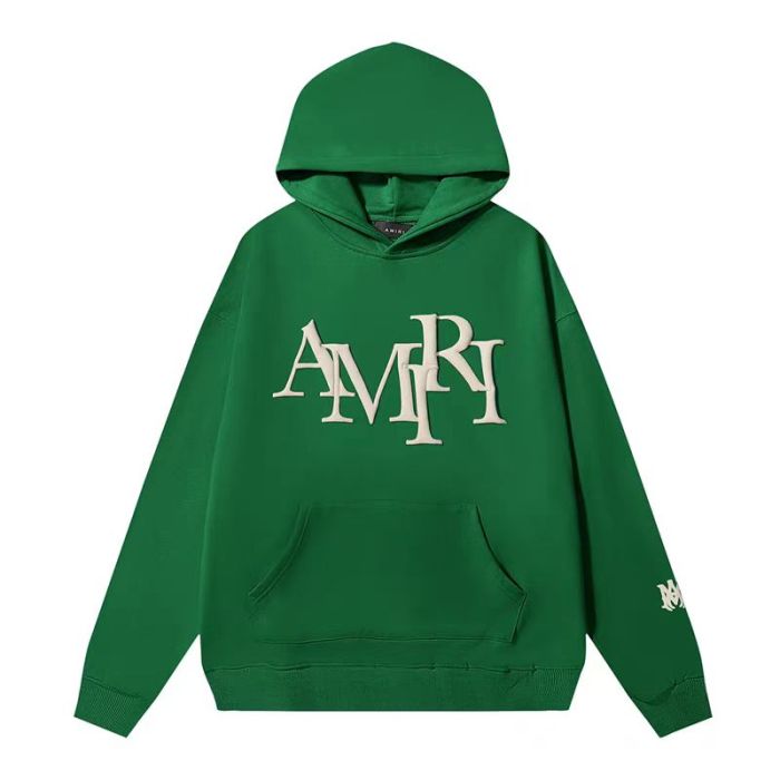 Foam Letter Logo Solid Color hoodie 5 colors
