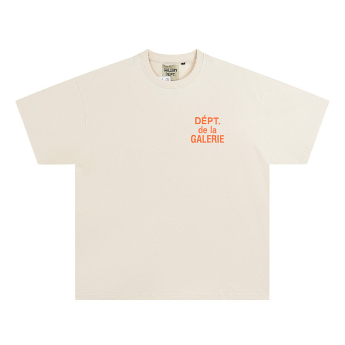 Solid Color Alphabet Printed Short Sleeve Tee 6 styles