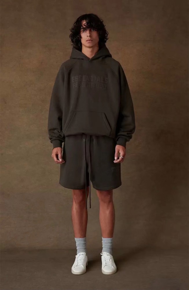 Flocked Letter Casual Padded hoodie 6 colors
