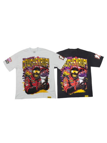28302981 Racing Spray Paint Portrait Print Tee 2 colors