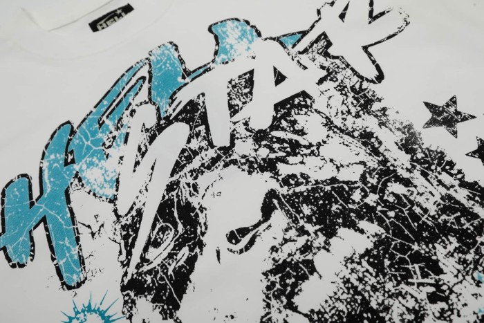 Blues Rage Portrait Print Washed Tee 29090185