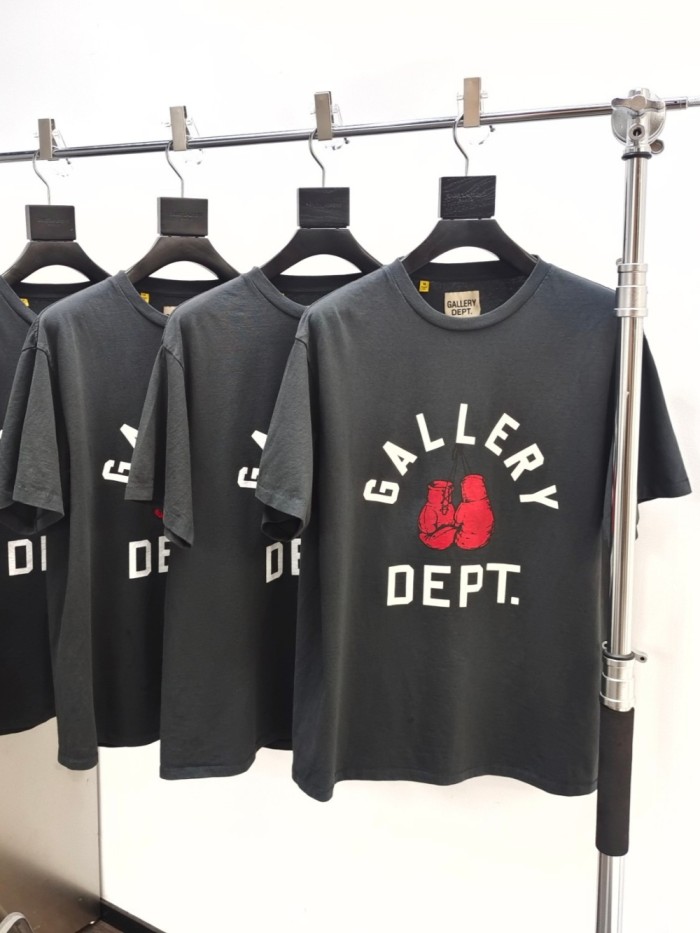 [Big & Tall for weights up to 260 lbs]1:1 quality version Red Boxing Gloves Letter Print Tee 3 colors