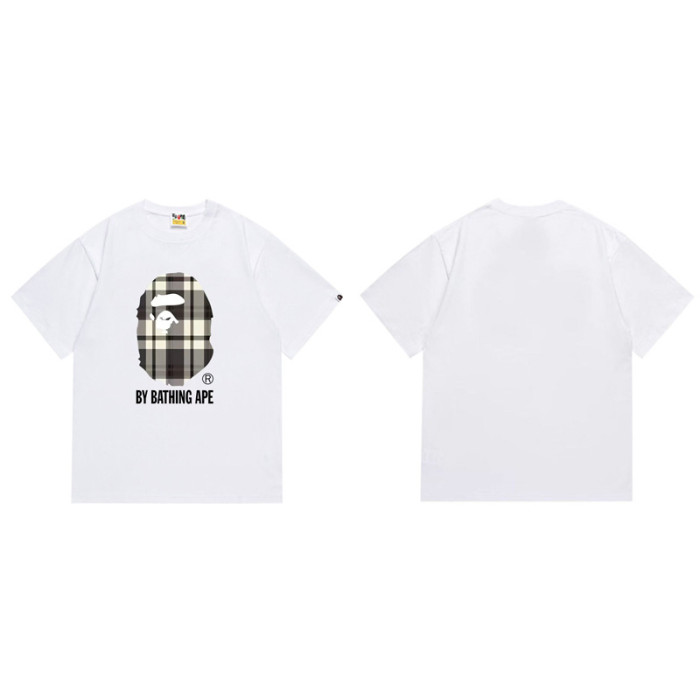 28270607 Checkered Graffiti Dazzle Ape Head Print Tee 28 colors