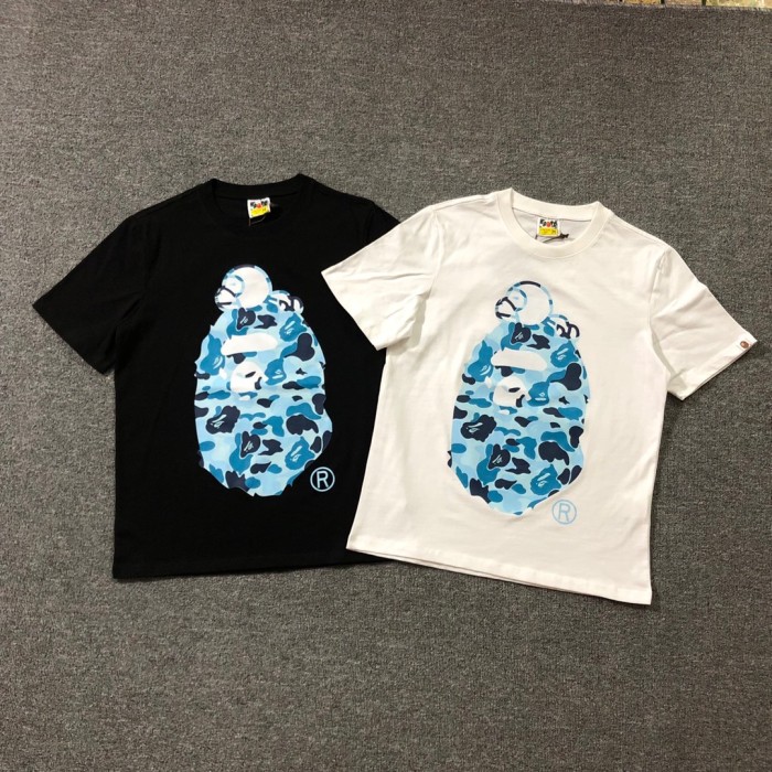 Blue camouflage monkey ape short sleeve 6 colors