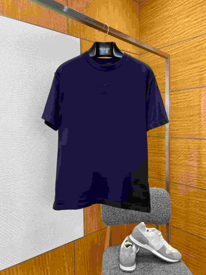 1:1 quality version Cotton Embossed Logo Short Sleeve T-shirt 11 colors 29114534