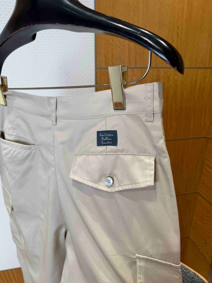 1:1 quality version Cargo Style Multi-Pocket Embroidered Casual Pants 2 colors 29114872