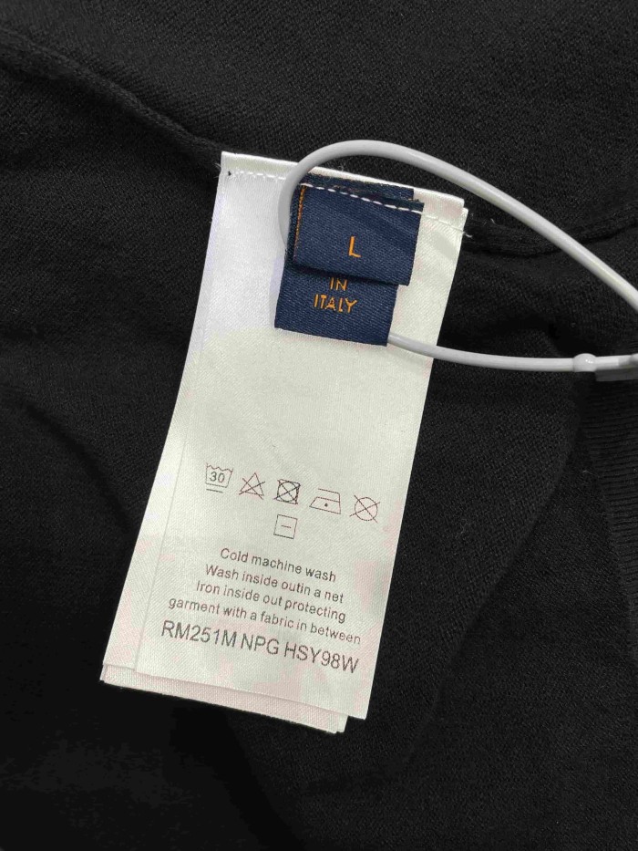 1:1 quality version Combed Cotton Jacquard Logo Webbing Short Sleeve T-shirt 2 colors 29114945