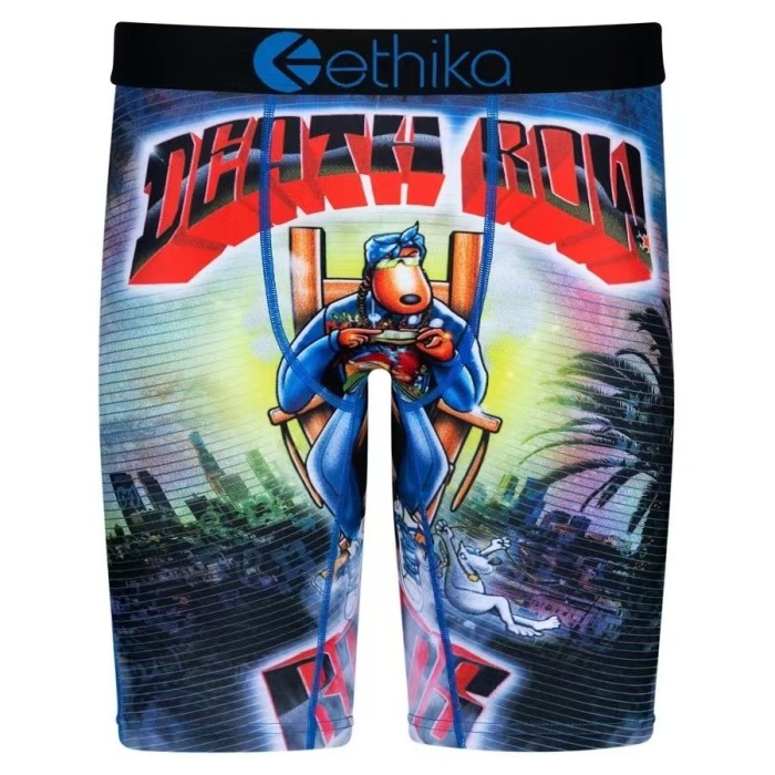 Multi-Pattern Art Printed Long Men's Quick Dry Extended Athletic Boxer Briefs 15 colors 29114323