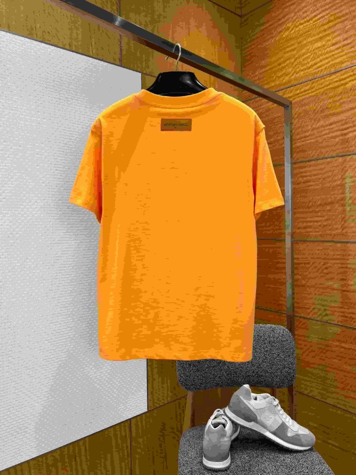 1:1 quality version Cotton Embossed Logo Short Sleeve T-shirt 11 colors 29114534