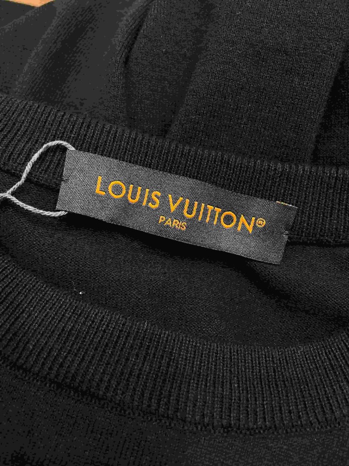 1:1 quality version Combed Cotton Jacquard Logo Webbing Short Sleeve T-shirt 2 colors 29114945
