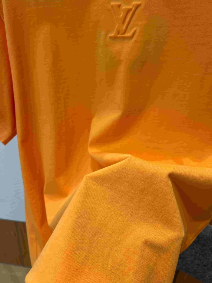 1:1 quality version Cotton Embossed Logo Short Sleeve T-shirt 11 colors 29114534