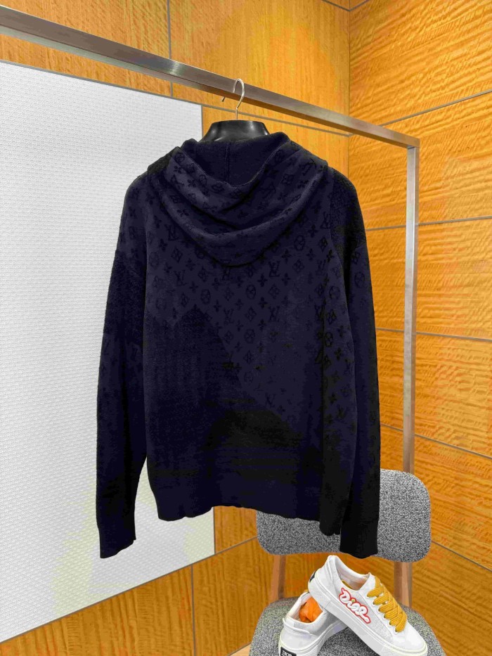 1:1 quality version Cotton Allover Print Drawstring Hoodie 29115124