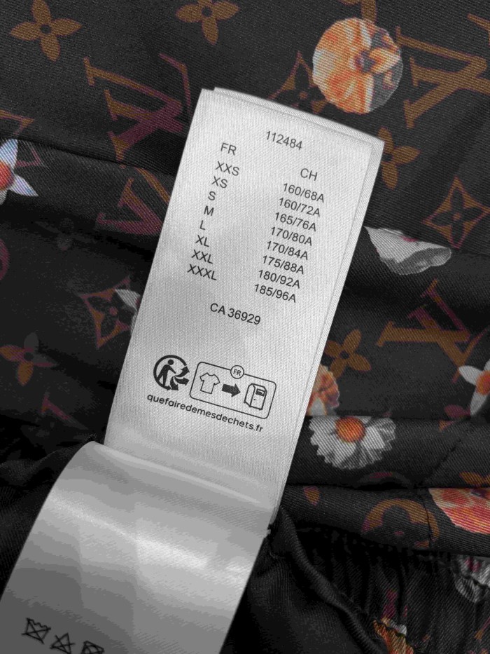 1:1 quality version Nylon Floral Allover Print Drawstring Casual Shorts 2 colors 29114530