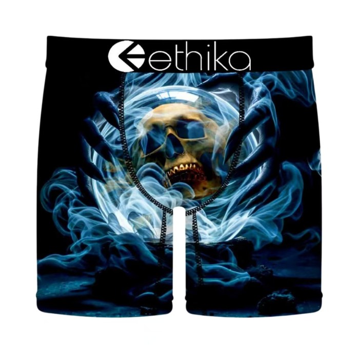 Dark Gothic Full Graphic Print Short Men's Quick Dry Extended Athletic Boxer Briefs 14 colors 29114355