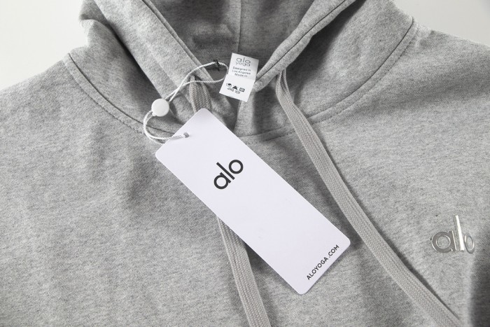 Metal Logo On Chest Solid Color Hoodie 5 colors 29115035
