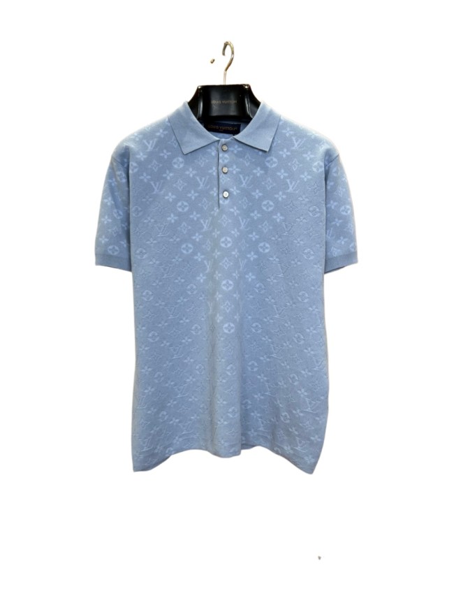 1:1 quality version Classic Monogram Embossed Knit Polo Shirt 29114368