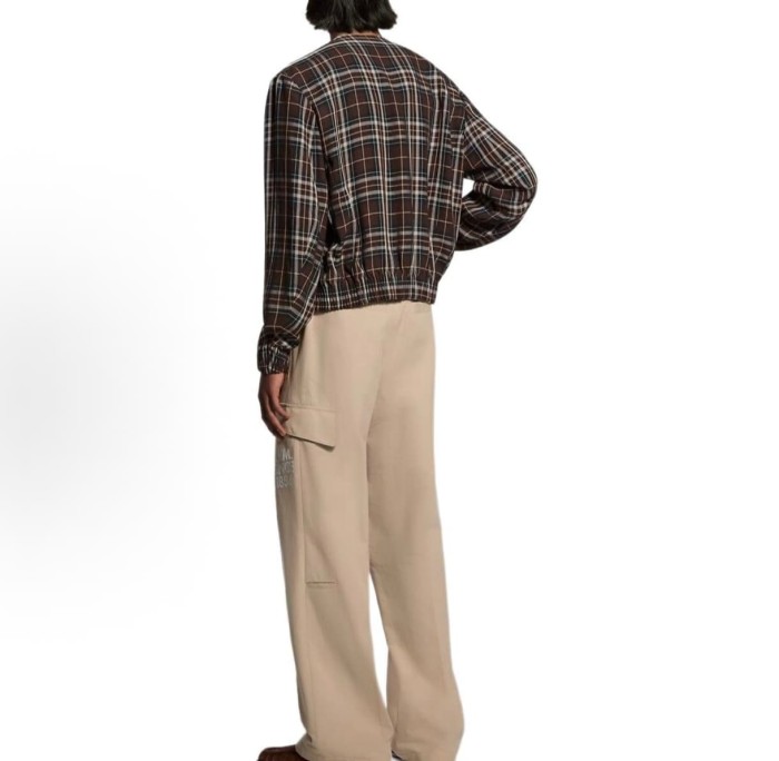 1:1 quality version Cotton Twill Embroidered Logo Pocket Cargo Casual Pants 29114985