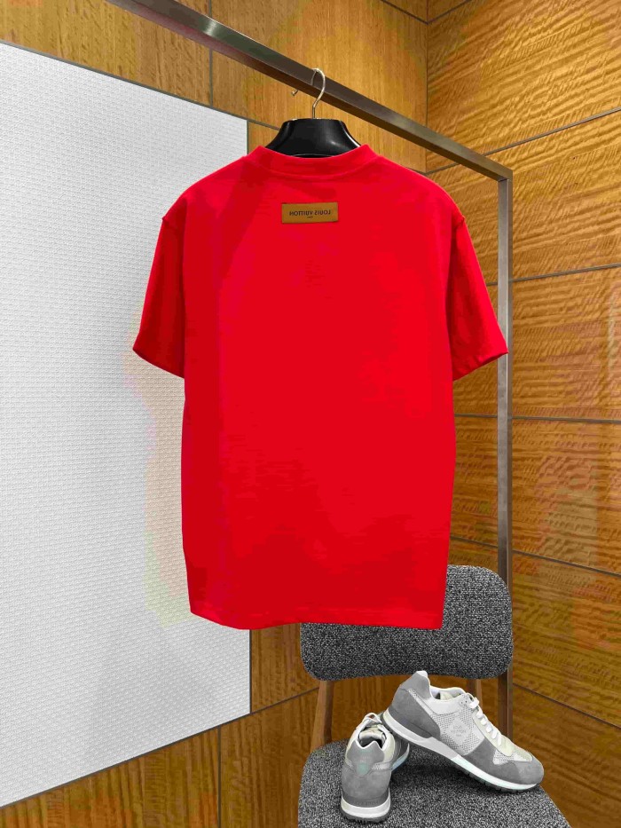 1:1 quality version Cotton Embossed Logo Short Sleeve T-shirt 11 colors 29114534