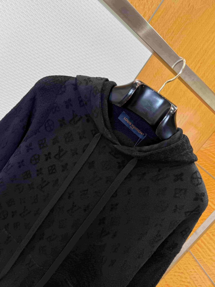 1:1 quality version Cotton Allover Print Drawstring Hoodie 29115124