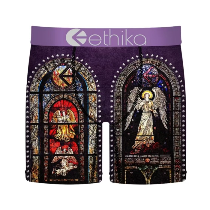 Dark Gothic Full Graphic Print Short Men's Quick Dry Extended Athletic Boxer Briefs 14 colors 29114355