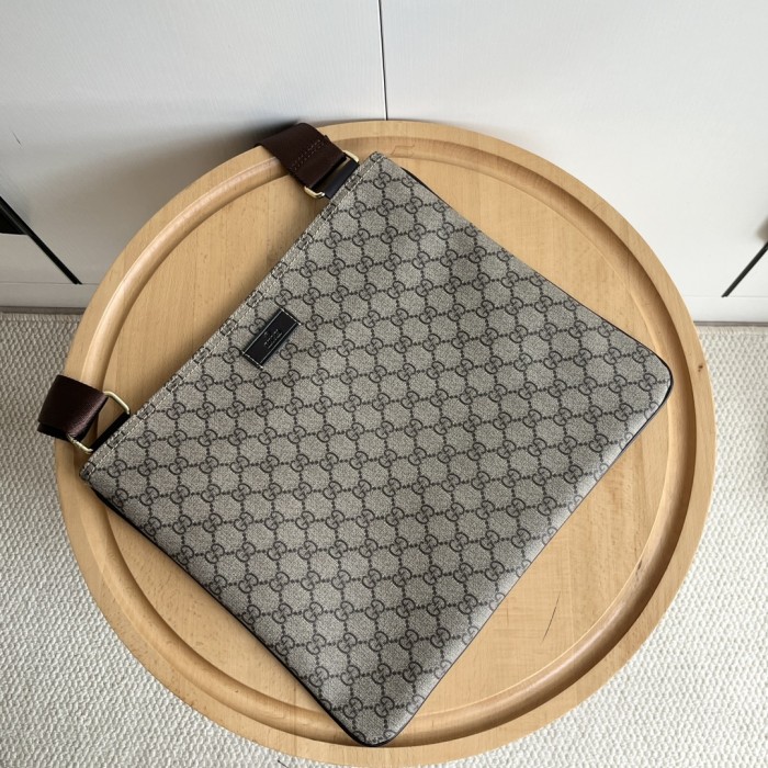1:1 qualituy verson GG Supreme Document Crossbody Bag Large Shoulder Messenger Bag 2 colors 29116368