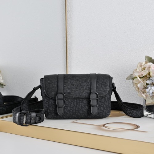 Leather Embroidered Men's Flap Messenger Crossbody Shoulder Bag 2 colors 29116495