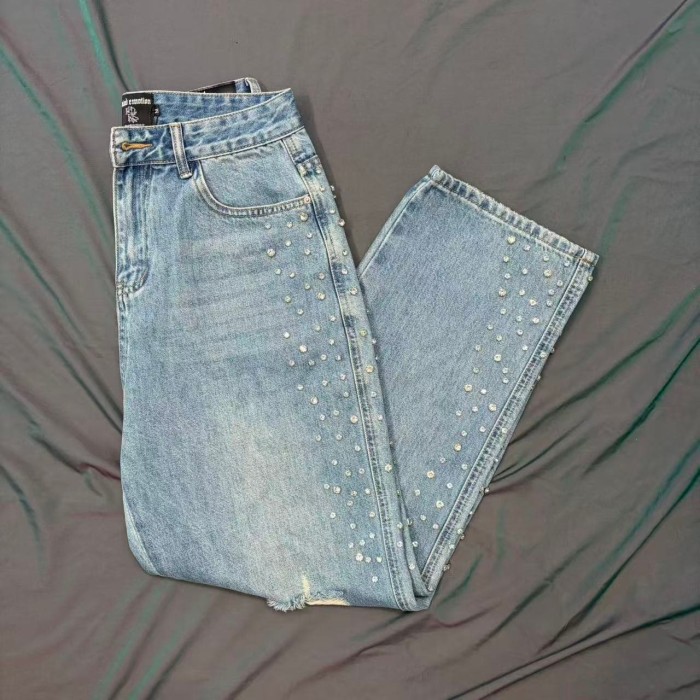 Pearl Diamond Distressed Jeans 2 colors 29116539