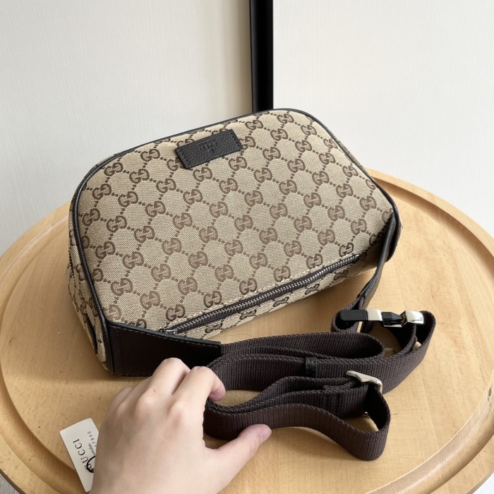 1:1 qualituy verson GG Nylon Cosmetic Wash Bag Double Zip Crossbody Toiletry Bag 3 colors 29116432