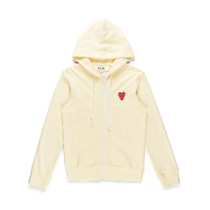 Japanese Style Stacked Heart Zipper Hoodie 4 colors 29116588