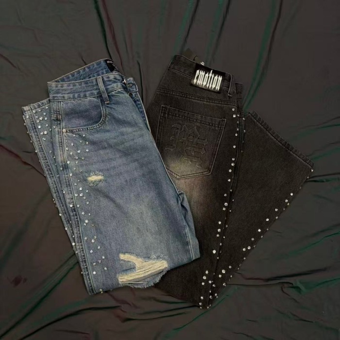 Pearl Diamond Distressed Jeans 2 colors 29116539