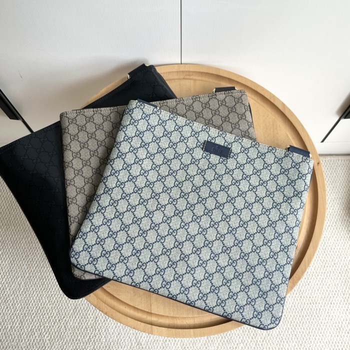 1:1 qualituy verson GG Supreme Document Crossbody Bag Large Shoulder Messenger Bag 2 colors 29116368