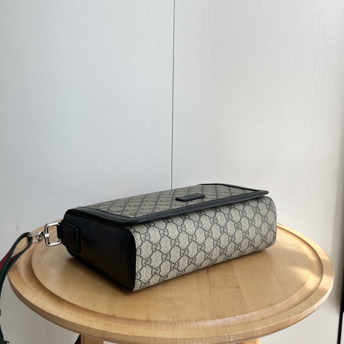 1:1 qualituy verson Supreme Dark Canvas Flap Crossbody Bag Web Strap Messenger Bag 3 colors 29116396