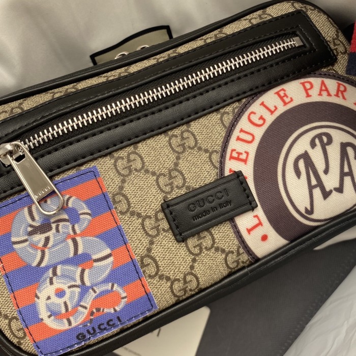 GG Supreme Snake Patch Belt Bag Pack Crossbody Bag 2 colors 29116484