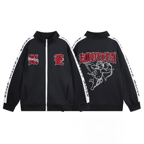 Red Label Cupid Embroidery And Side Webbing Stand Collar Hoodie 29116521