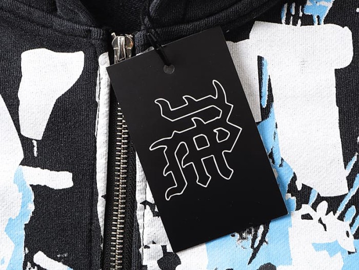 Gas Mask Wasteland Style Zipper Print Washed Hoodie 29116525