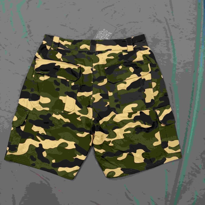 Camo Badge Embroidery Shorts 29116538