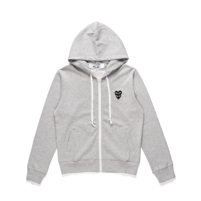 Japanese Style Stacked Heart Zipper Hoodie 4 colors 29116588