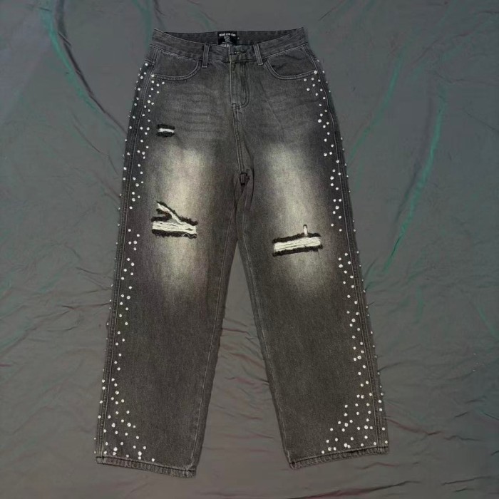 Pearl Diamond Distressed Jeans 2 colors 29116539
