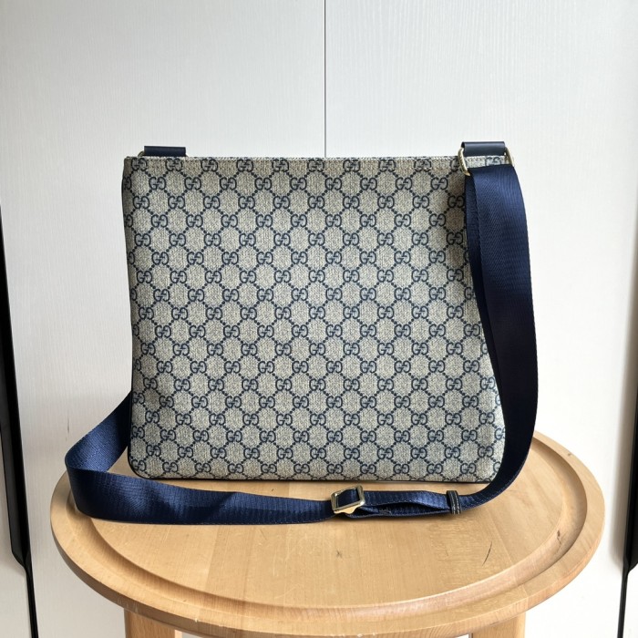 1:1 qualituy verson GG Supreme Document Crossbody Bag Large Shoulder Messenger Bag 2 colors 29116368