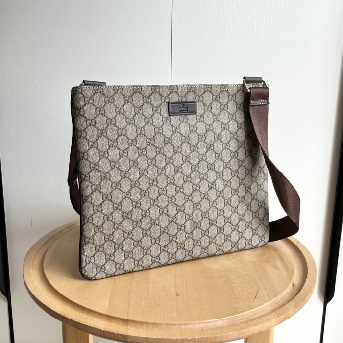 1:1 qualituy verson GG Supreme Document Crossbody Bag Large Shoulder Messenger Bag 2 colors 29116368