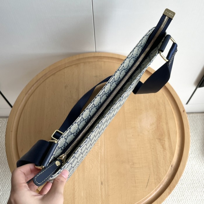 1:1 qualituy verson GG Supreme Document Crossbody Bag Large Shoulder Messenger Bag 2 colors 29116368