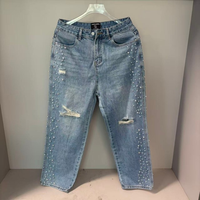 Pearl Diamond Distressed Jeans 2 colors 29116539